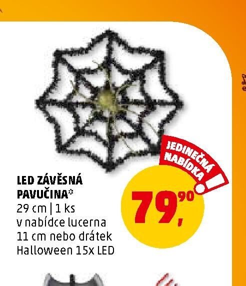 LED ZÁVĚSNÁ PAVUČINA