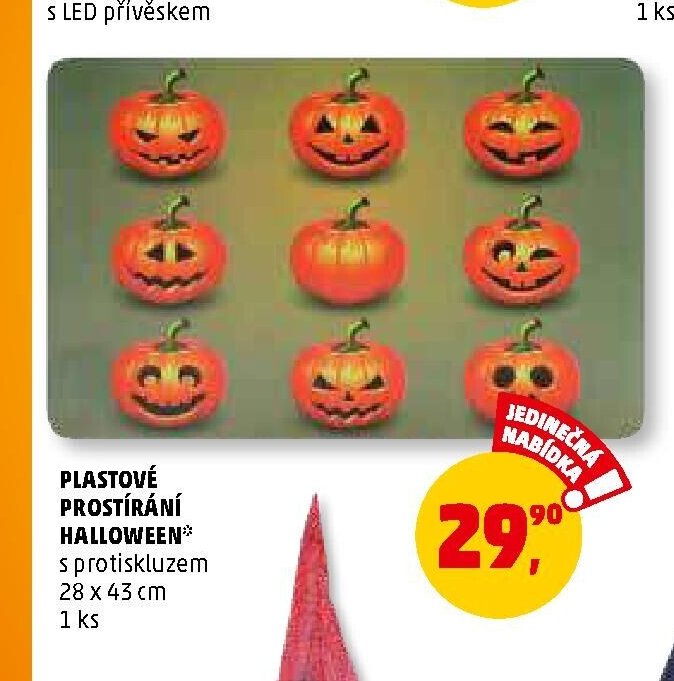 PLASTOVÉ PROSTÍRÁNÍ HALLOWEEN