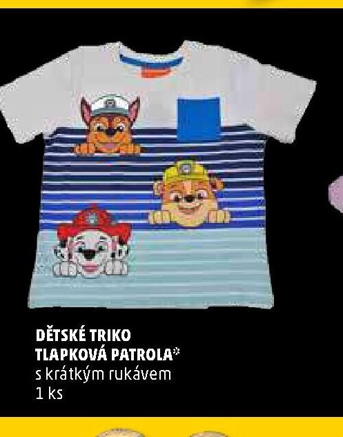 DĚTSKÉ TRIKO TLAPKOVÁ PATROLA