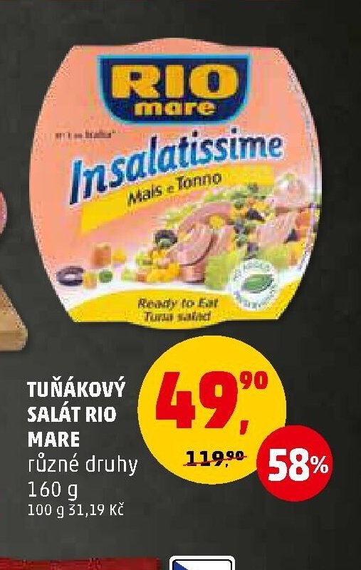 TUŇÁKOVÝ SALÁT RIO MARE