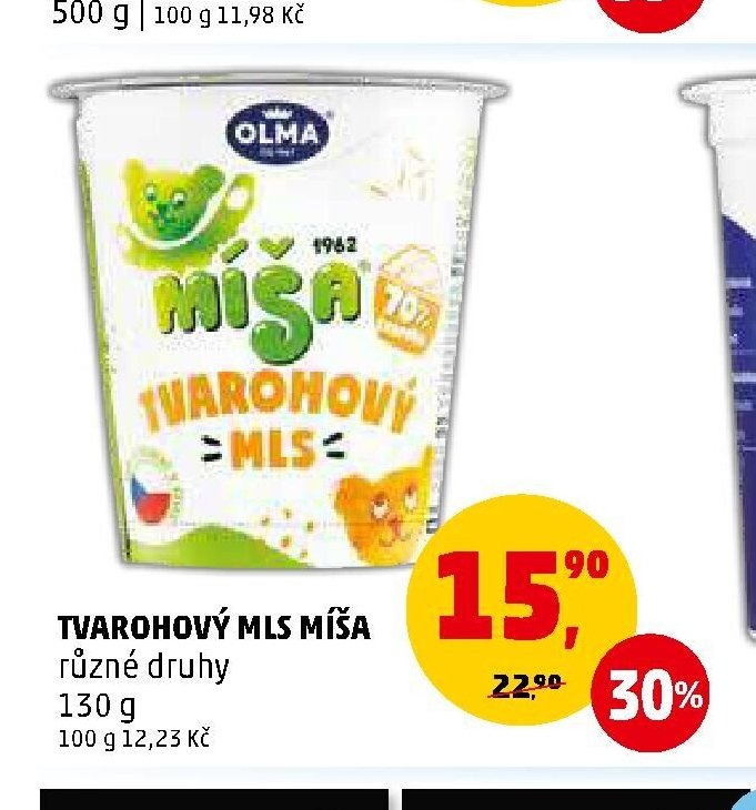 Tvarohový mls Míša