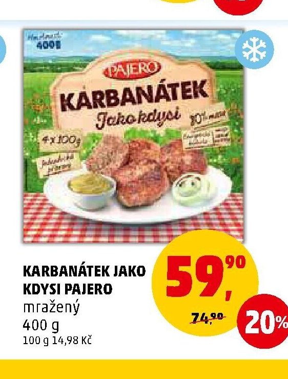 Karbanátek jako kdysi Pajero