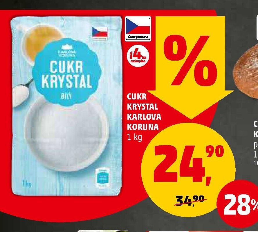 CUKR KRYSTAL KARLOVA KORUNA 1 kg
