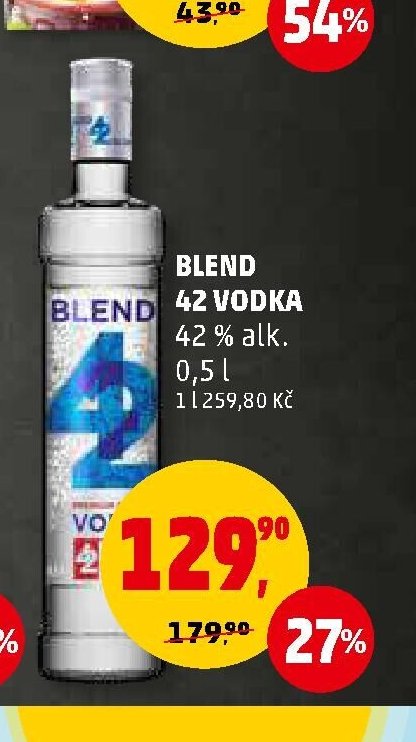 BLEND 42 VODKA 42 % alk. 0,5 l