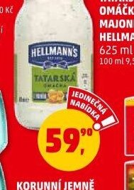Tatarská omáčka, majonéza Hellmann's