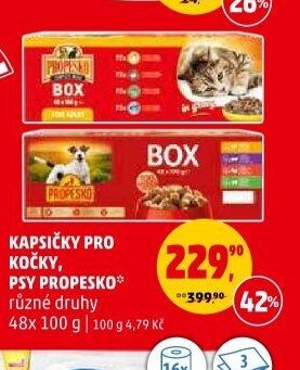Kapsičky pro kočky, psy Propesko