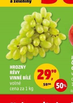 Hrozny révy vinné bílé