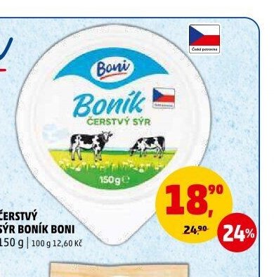 Čerstvý sýr Boník Boni