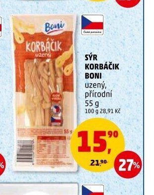Sýr Korbáčik Boni