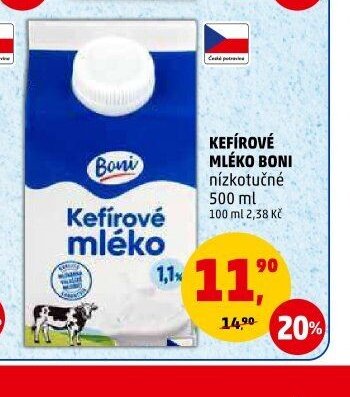 Kefírové mléko Boni