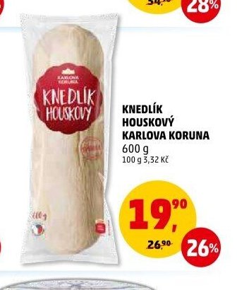 KNEDLÍK HOUSKOVÝ KARLOVA KORUNA
