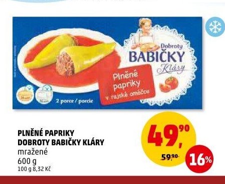 Plněné papriky Dobroty Babičky Kláry