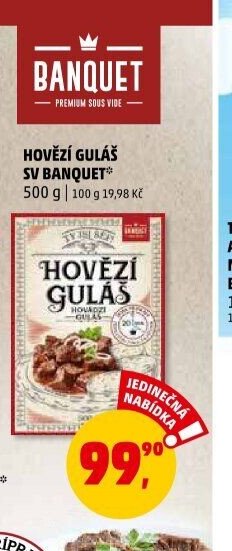 Hovězí guláš SV Banquet