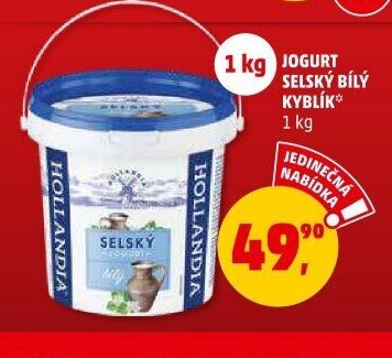 Jogurt Selský bílý kyblík