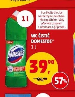 WC ČISTIČ DOMESTOS