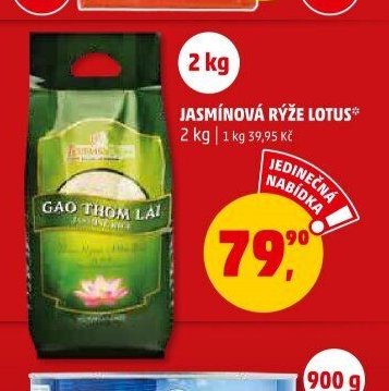 JASMÍNOVÁ RÝŽE LOTUS