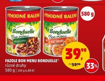 FAZOLE BON MENU BONDUELLE