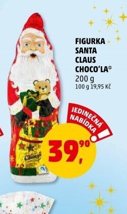 Figurka Santa Claus Choco'la