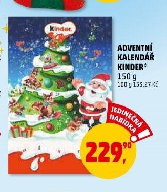Adventní kalendář Kinder