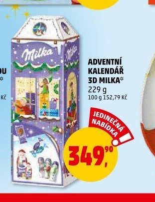 Adventní kalendář 3D Milka