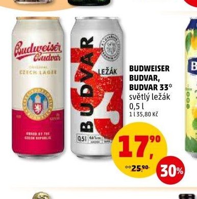 BUDWEISER BUDVAR, BUDVAR 33