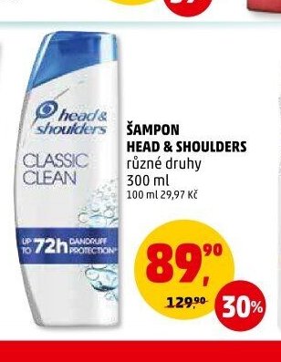 ŠAMPON HEAD & SHOULDERS různé druhy