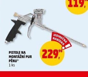 PISTOLE NA MONTÁŽNÍ PUR PĚNU
