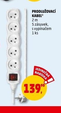 PRODLUŽOVACÍ KABEL