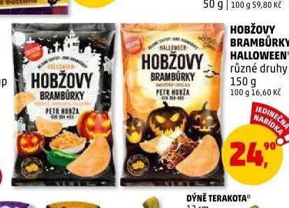 Hobžovy brambůrky Halloween