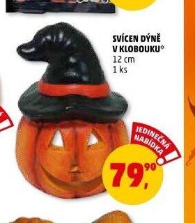 Svícen dýně v klobouku