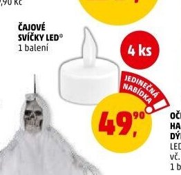 Čajové svíčky LED