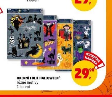 Okenní fólie Halloween