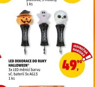 LED DEKORACE DO RUKY HALLOWEEN