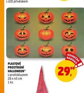 PLASTOVÉ PROSTÍRÁNÍ HALLOWEEN