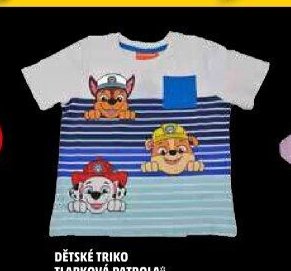 DĚTSKÉ TRIKO TLAPKOVÁ PATROLA