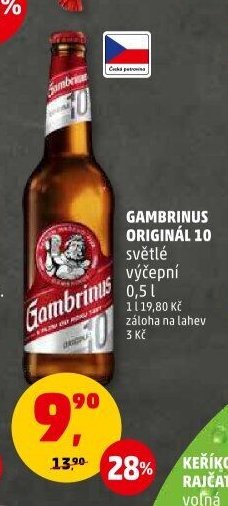 Gambrinus Originál 10