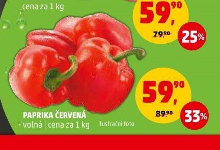 Paprika červená