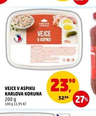 Vejce v aspiku Karlova Koruna