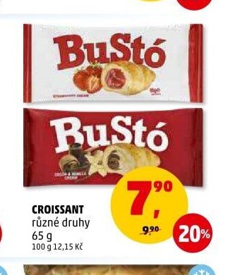 Croissant různé druhy