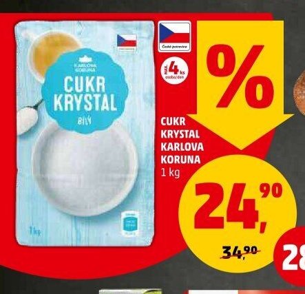 CUKR KRYSTAL KARLOVA KORUNA 1 kg
