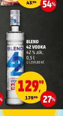 BLEND 42 VODKA 42 % alk. 0,5 l