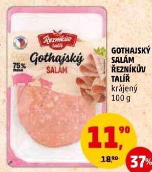 Salám Gothaj Řezníkův talíř