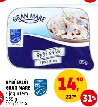 Salát rybí s jogurtem Gran Mare