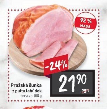 Pražská šunka z pultu lahůdek