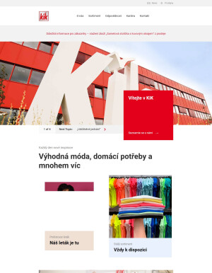 akční leták Kik textil 12.10.2022-18.10.2022