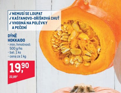 Dýně Hokkaido