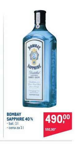 BOMBAY SAPPHIRE 40%
