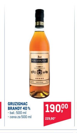 GRUZIGNAC BRANDY 40%