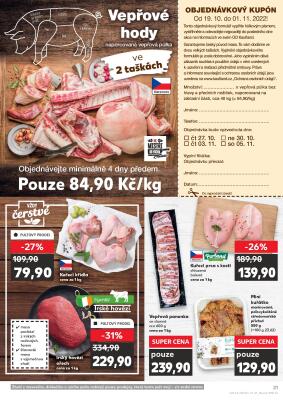 akční leták Kaufland 19.10.2022-25.10.2022