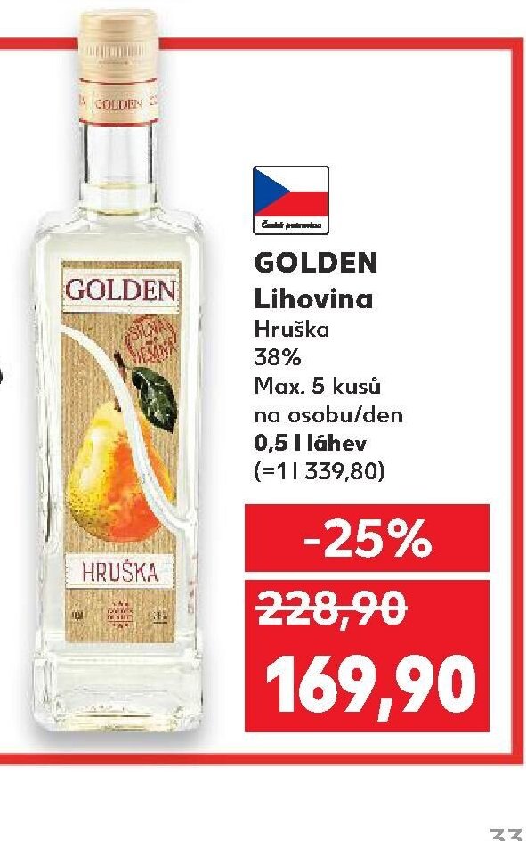 GOLDEN Lihovina Hruška